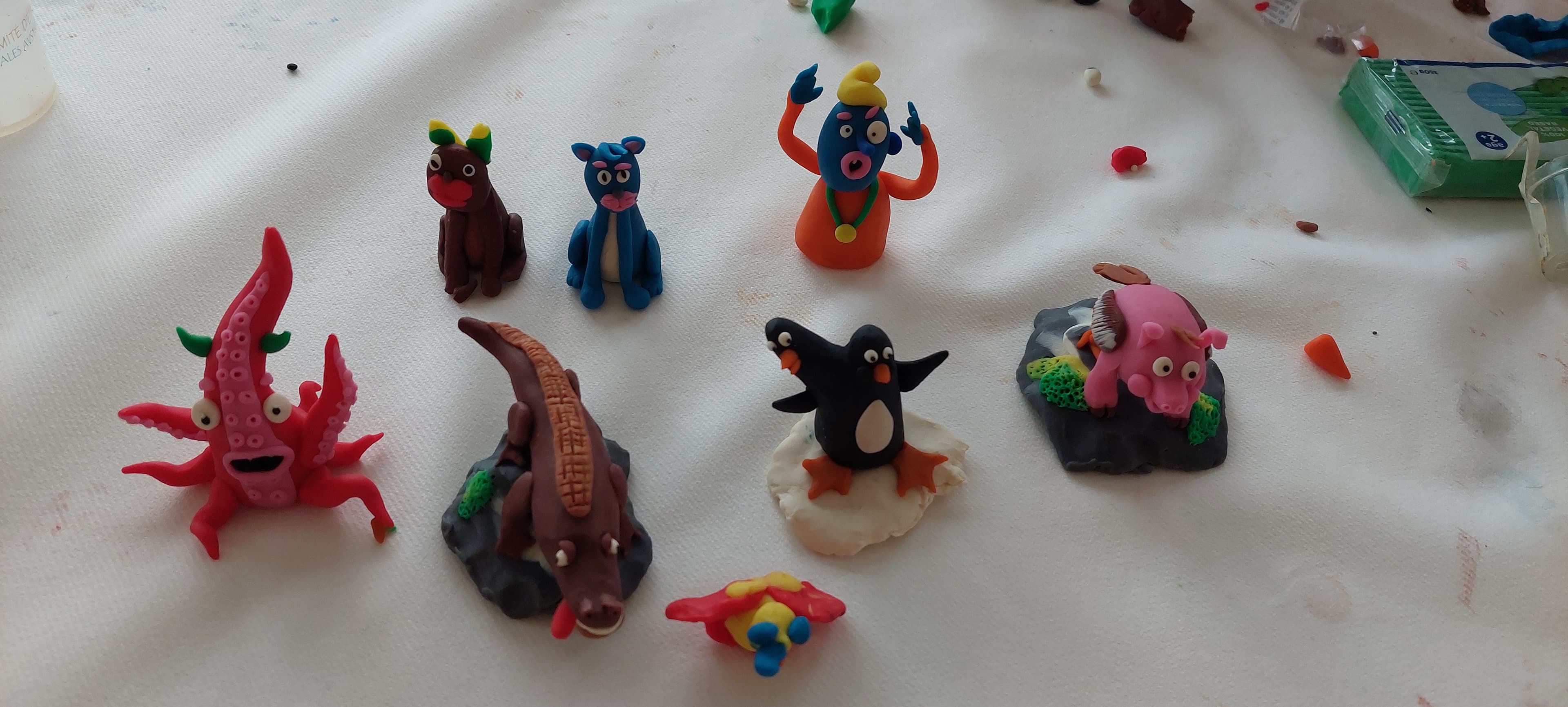 Animal en pâte à modeler